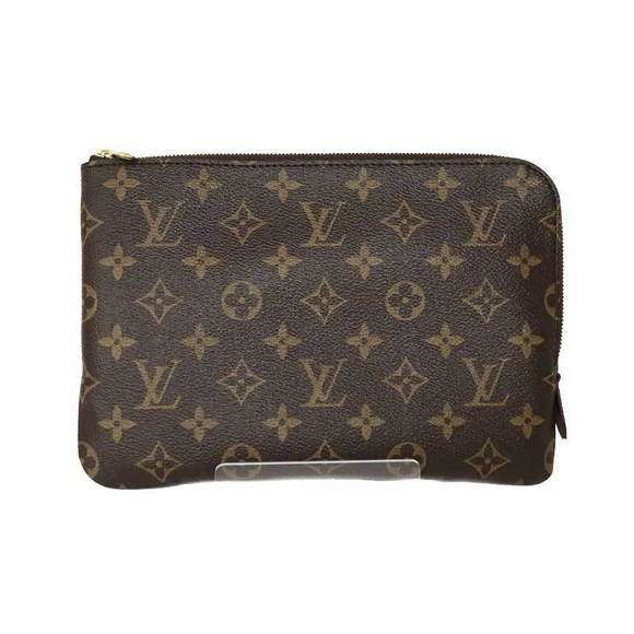 Louis Vuitton Voyage PM Brown Pouch Fuchsia Monogram - Picture 1 of 6